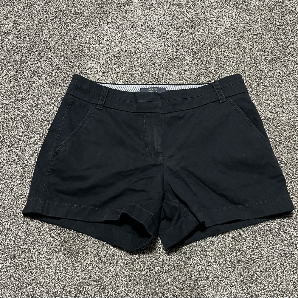 J. Crew Womens 2 Black Chino Classic Shorts